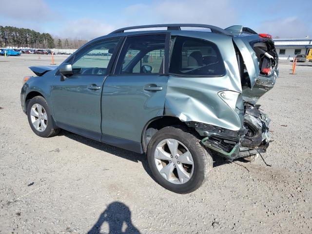  SUBARU FORESTER 2016 Zielony