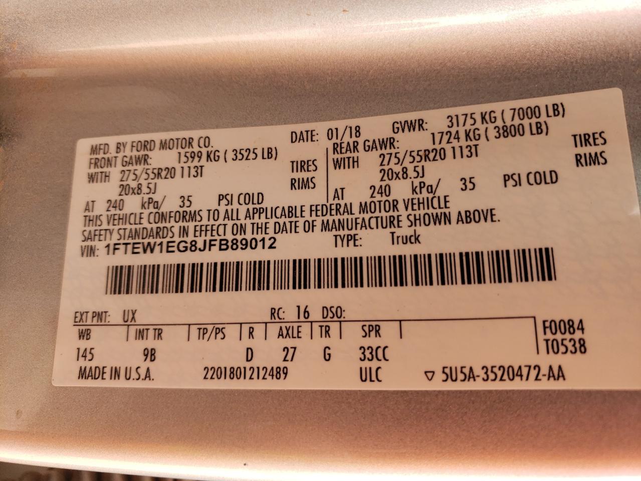 2018 Ford F-150 - Image 13