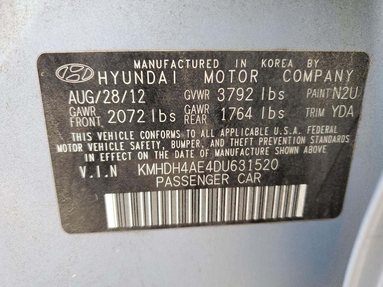 2013 Hyundai Elantra - Image 12