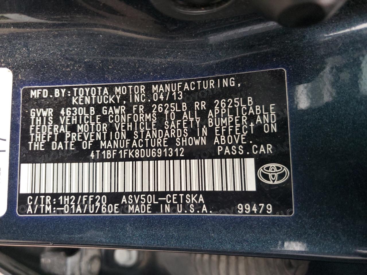 2013 Toyota Camry - Image 12