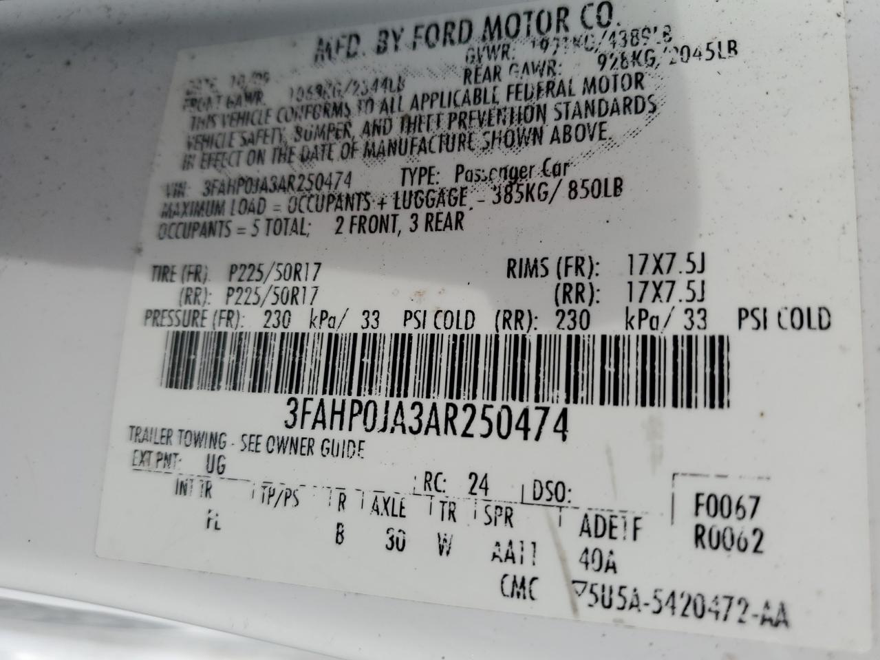2010 Ford Fusion - Image 12