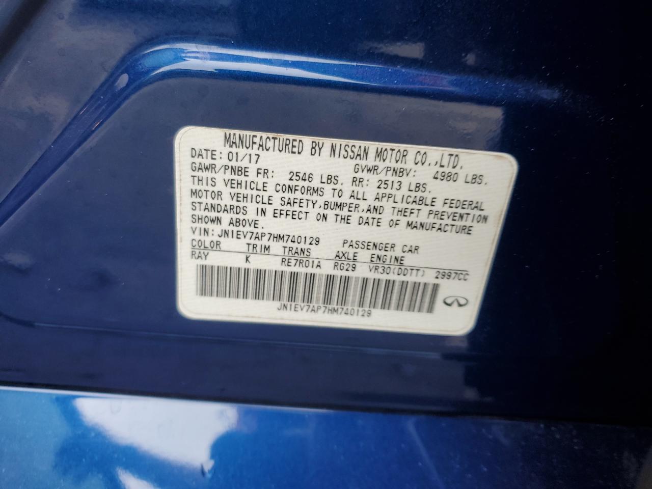 2017 Infiniti Q50 - Image 11