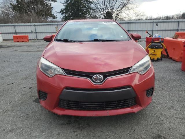  TOYOTA COROLLA 2016 Czerwony