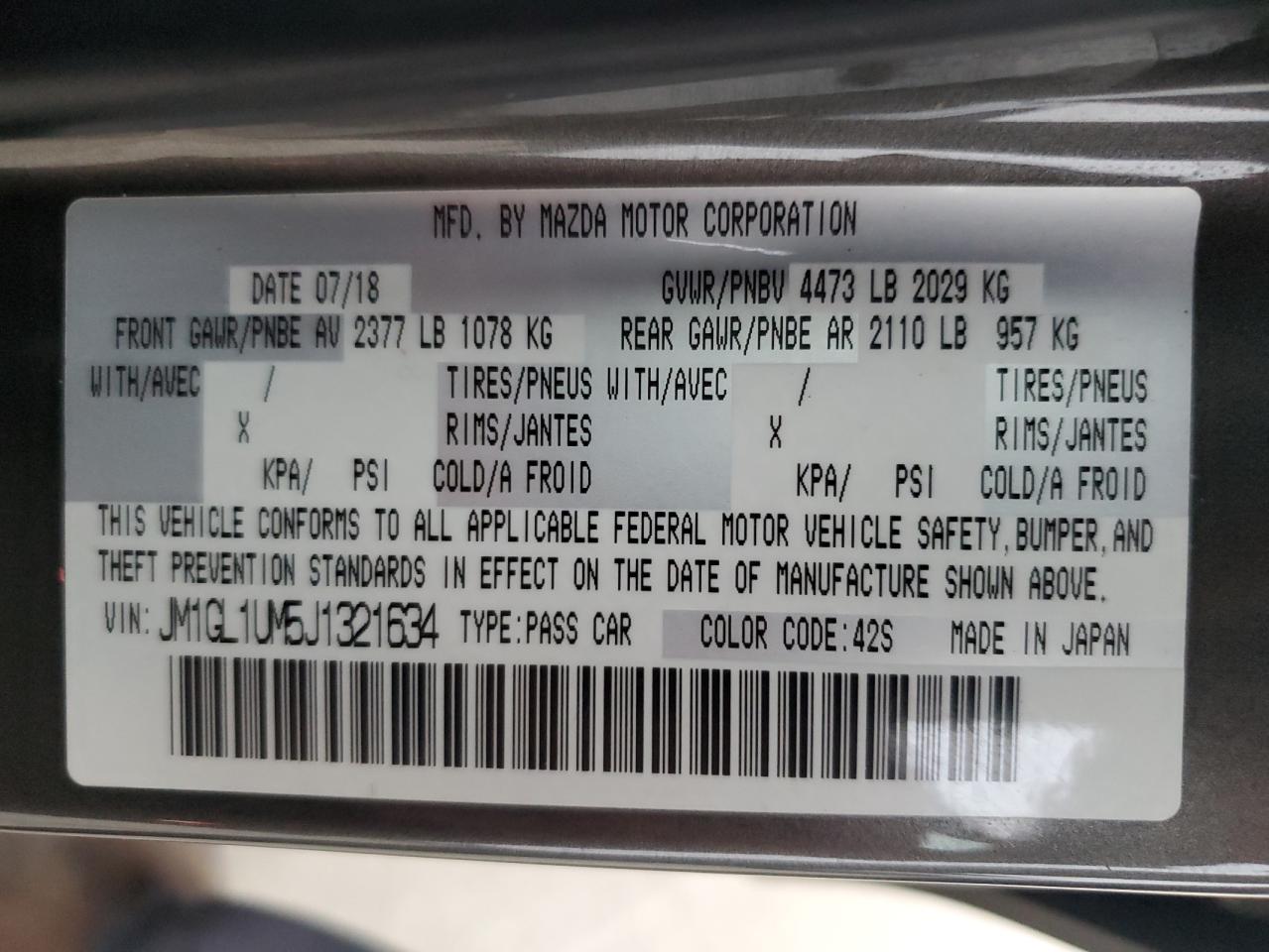 2018 Mazda 6 - Image 13