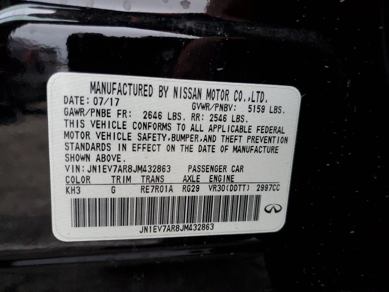 2018 Infiniti Q50 - Image 12