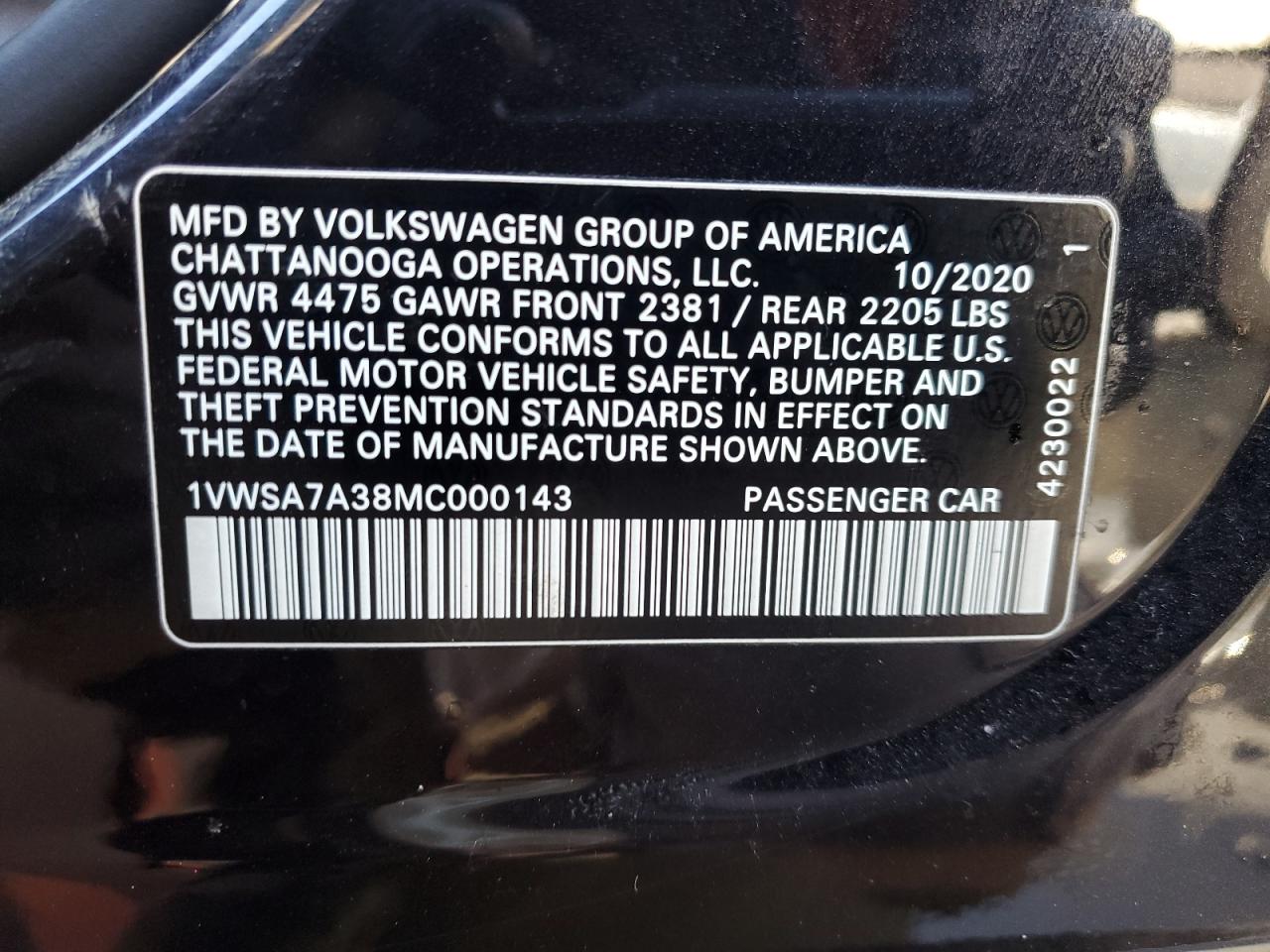 2021 Volkswagen Passat - Image 13