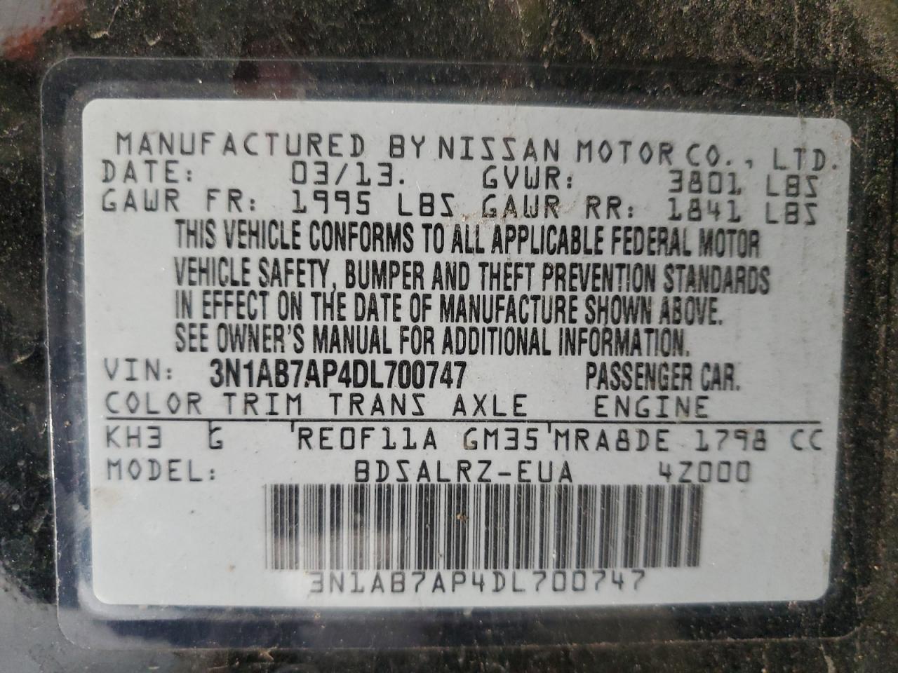 2013 Nissan Sentra - Image 14