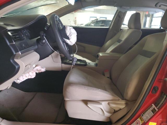  TOYOTA CAMRY 2012 Czerwony