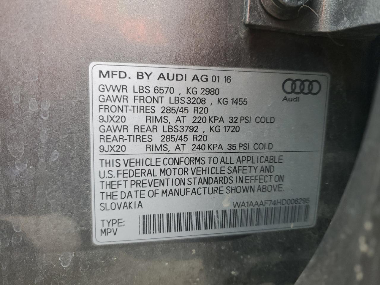 2017 Audi Q7 - Image 13