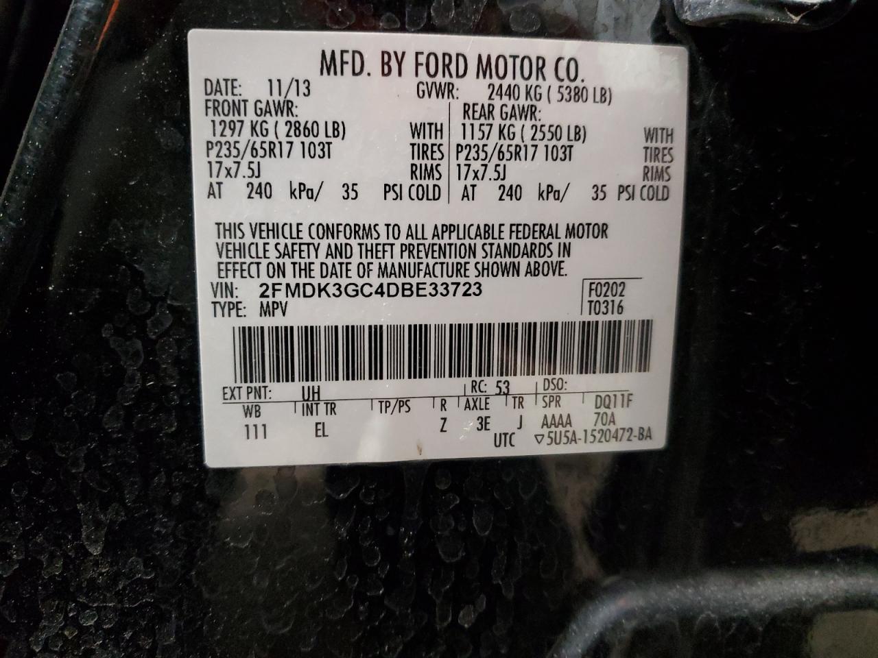 2013 Ford Edge - Image 15