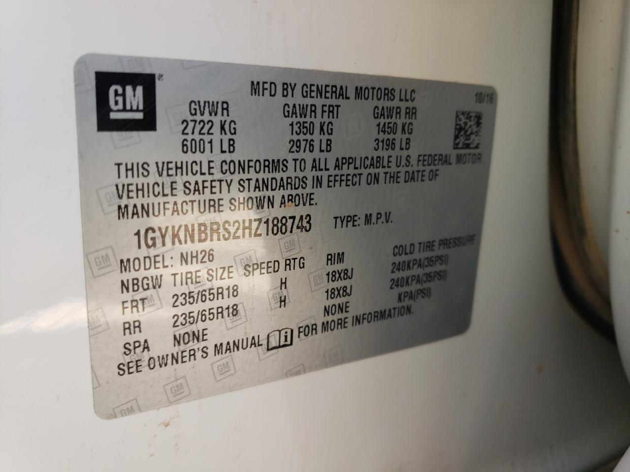 2017 Cadillac XT5 - Image 13