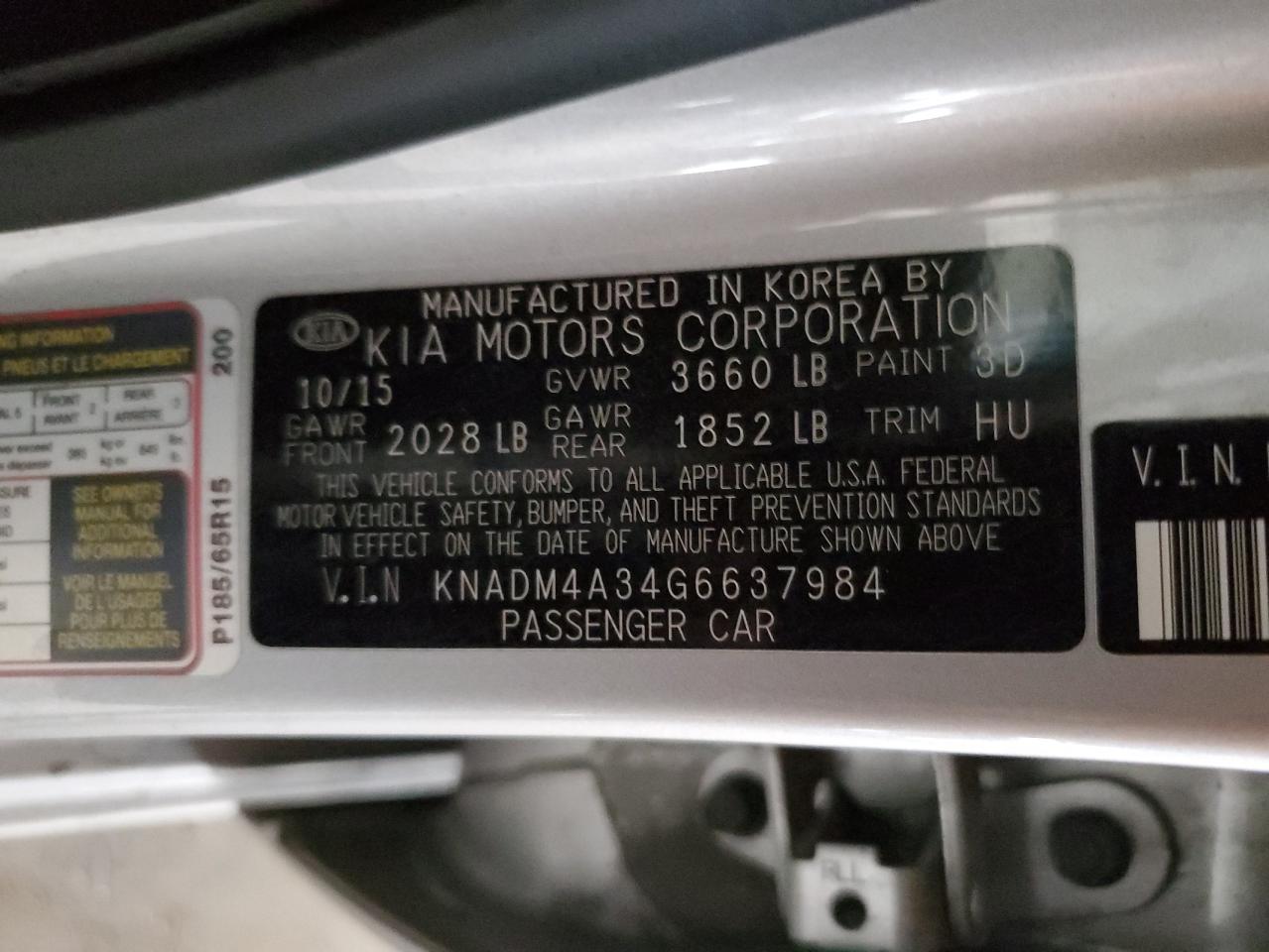 2016 Kia Rio - Image 14