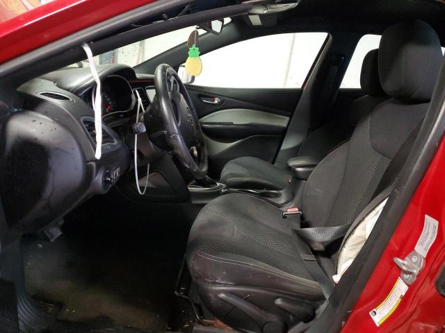  DODGE DART 2016 Red