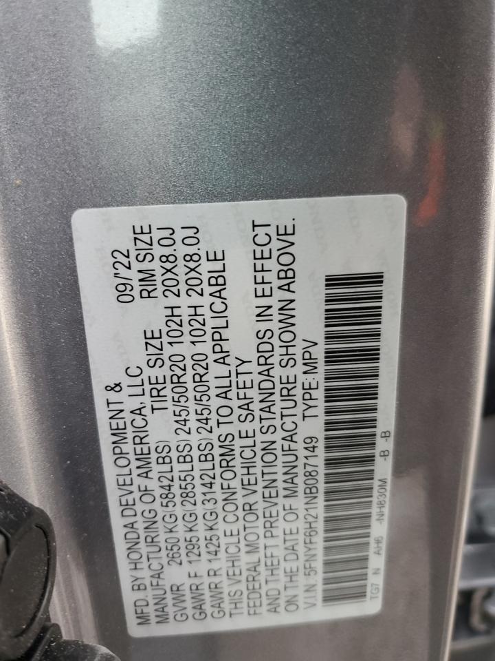 2022 Honda Pilot - Image 14