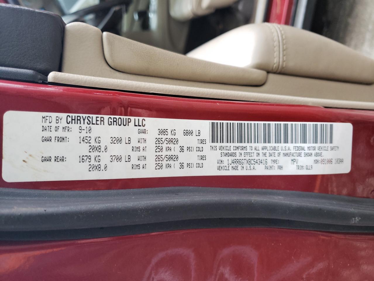 2011 Jeep Grand Cherokee - Image 13