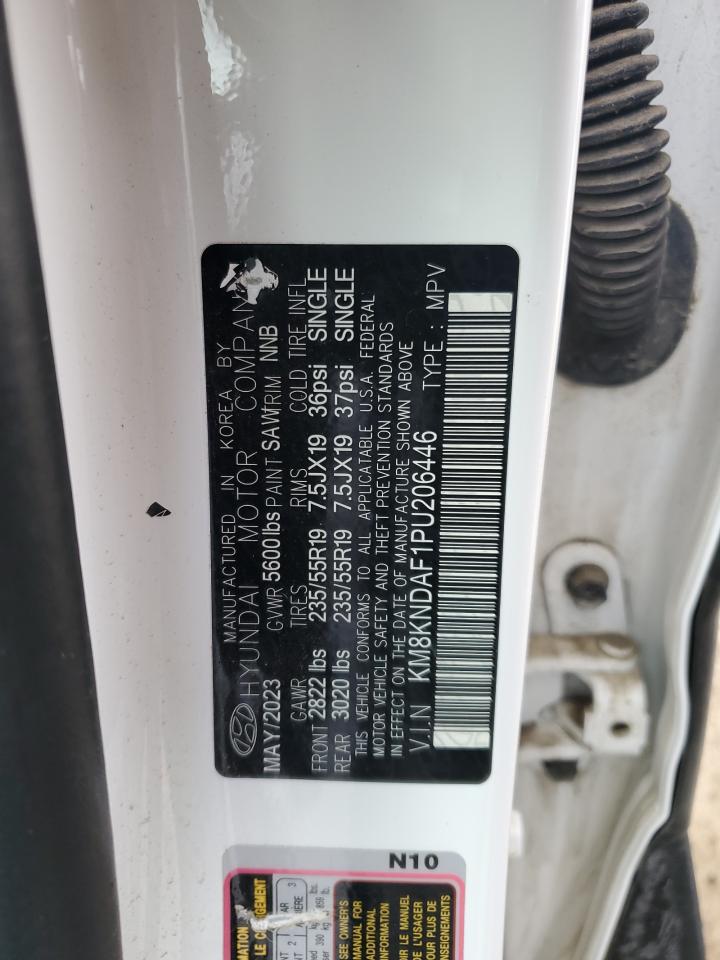 2023 Hyundai Ioniq 5 Sel VIN: KM8KNDAF1PU206446 Lot: 46683625