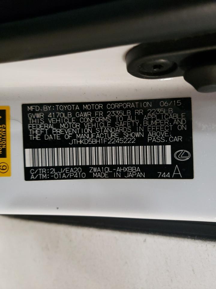 2015 Lexus CT - Image 12