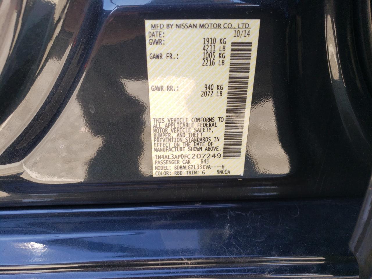 2015 Nissan Altima - Image 14