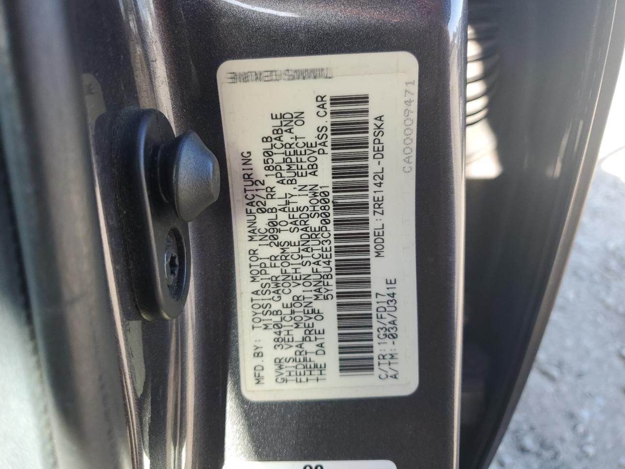2012 Toyota Corolla - Image 14