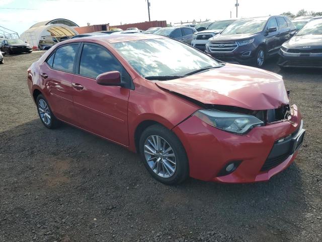  TOYOTA COROLLA 2014 Czerwony