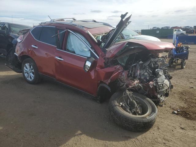  NISSAN ROGUE 2016 Czerwony