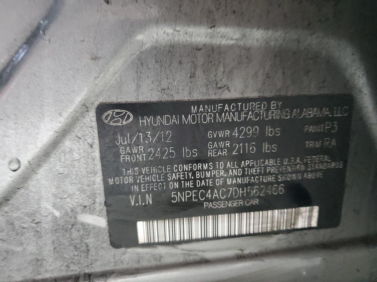 Hyundai Sonata se 2013