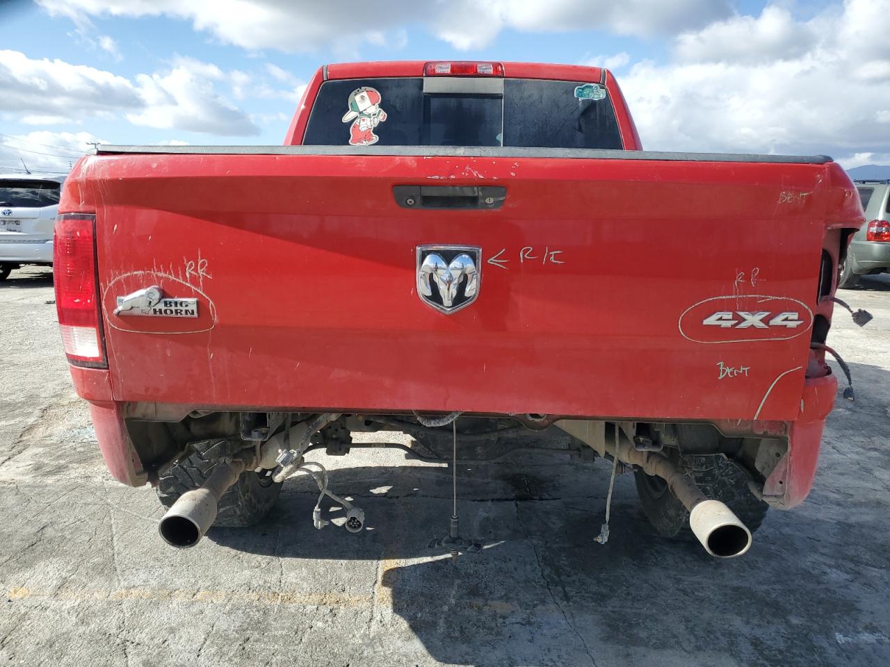 2016 Ram 1500 Slt VIN: 3C6RR7LT9GG127628 Lot: 44712735