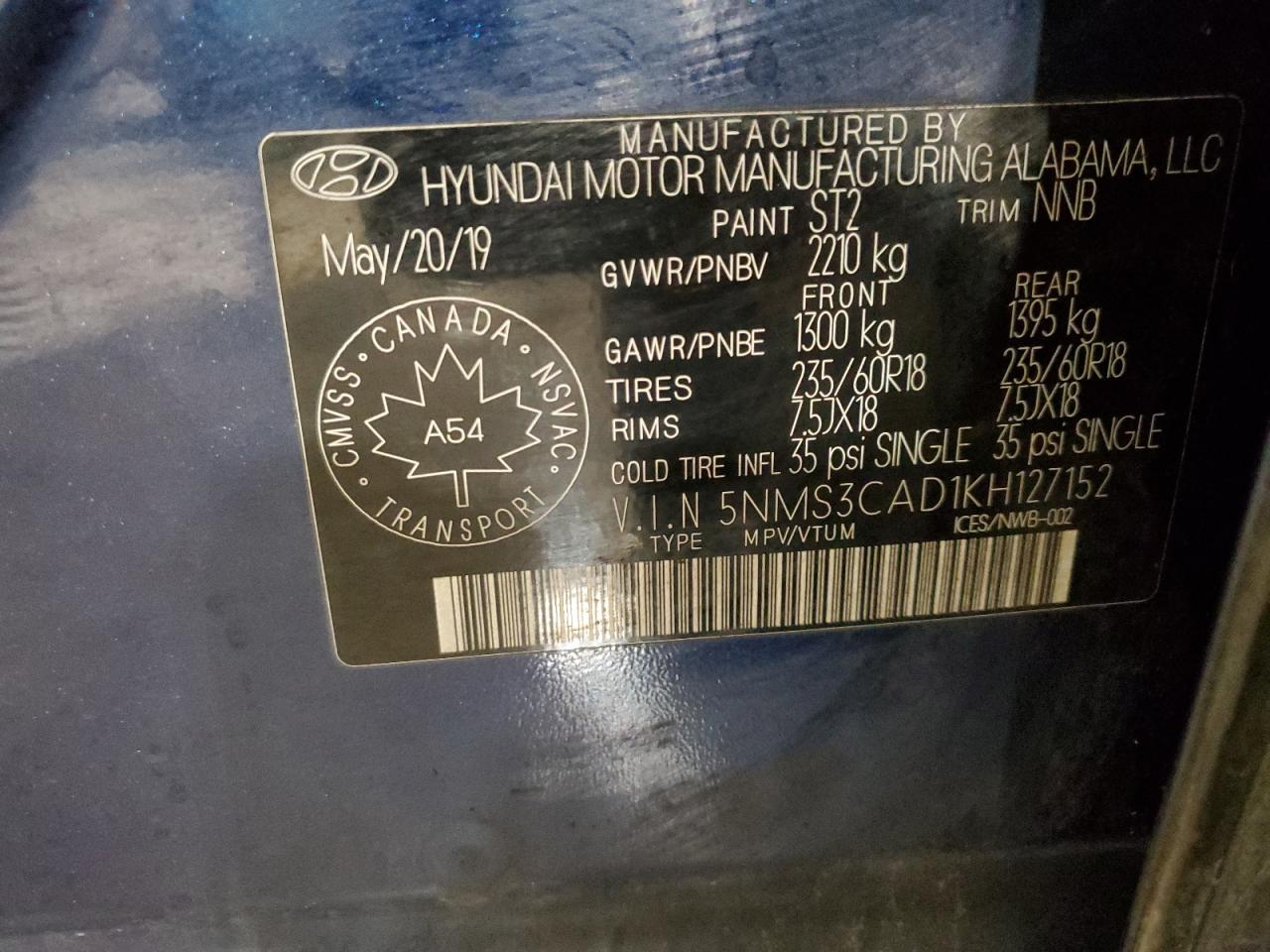 2019 Hyundai Santa Fe - Image 14