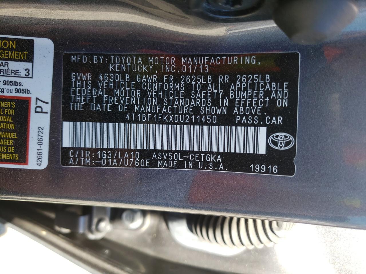 2013 Toyota Camry - Image 12