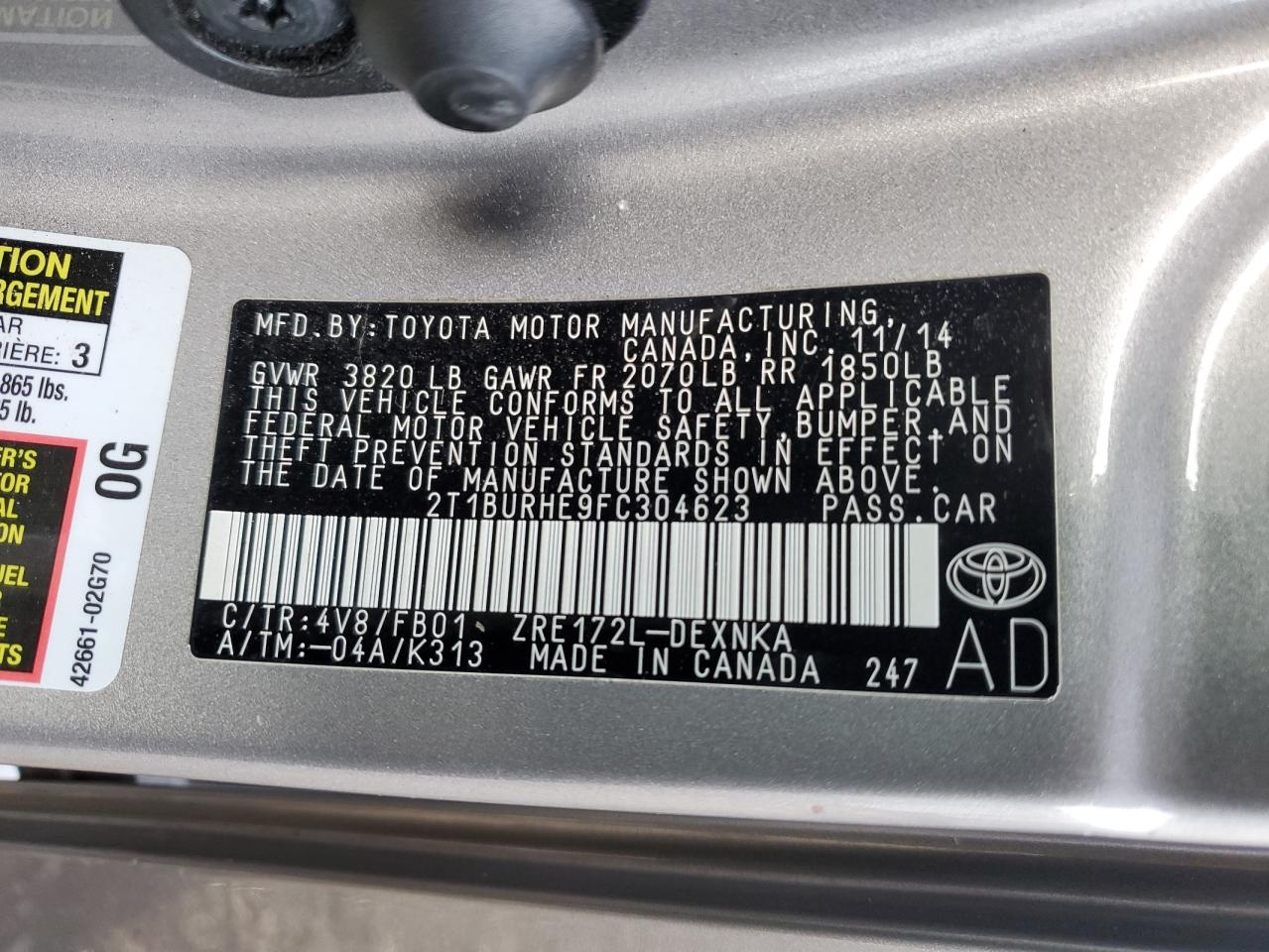 2015 Toyota Corolla - Image 15