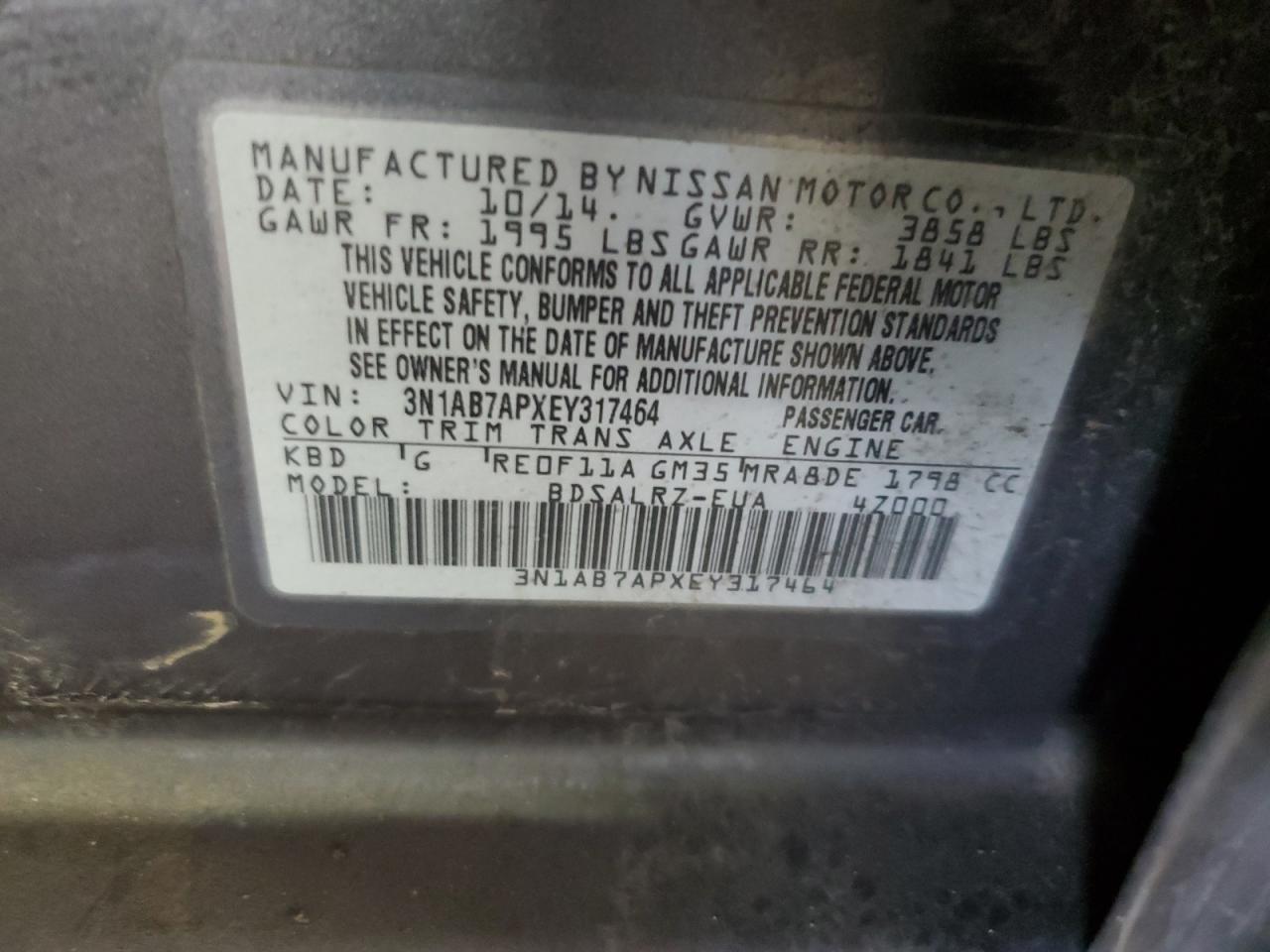 2014 Nissan Sentra - Image 13