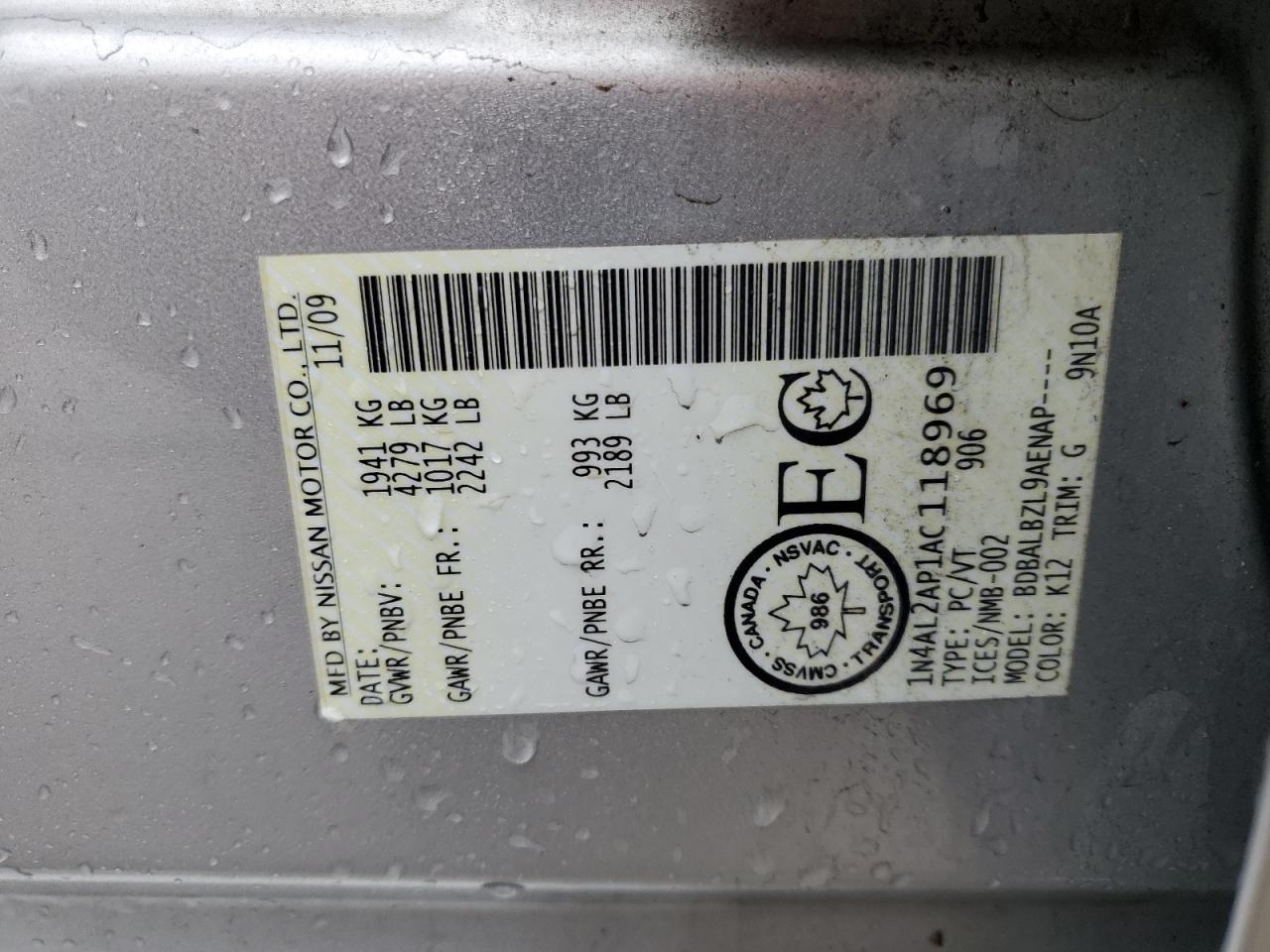 2010 Nissan Altima - Image 13