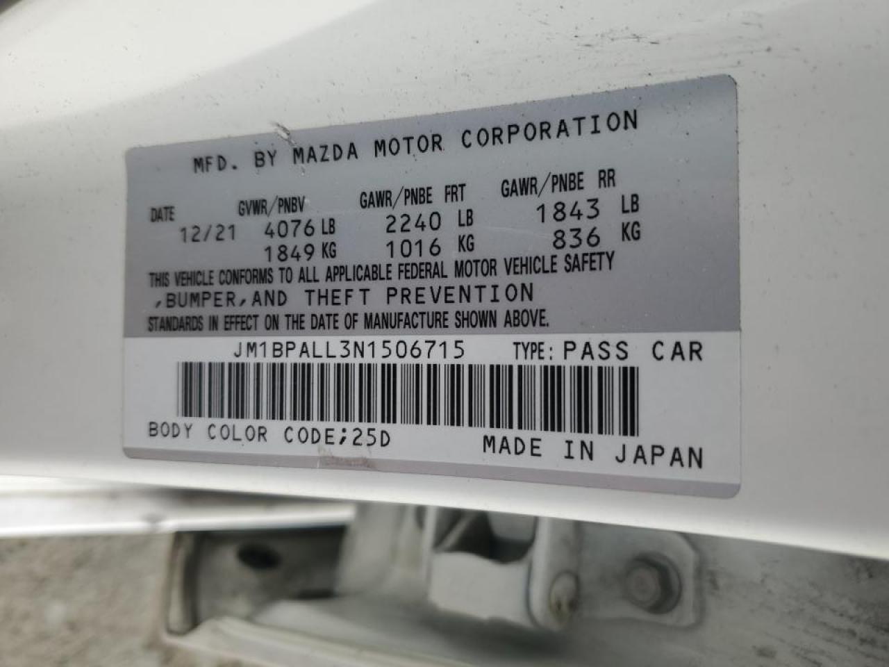 2022 Mazda 3 - Image 12