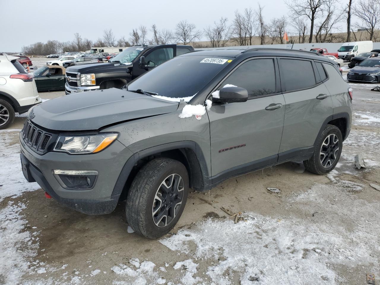 2021 Jeep Compass Trailhawk grey null gas 3C4NJDDB8MT553610 photo #1