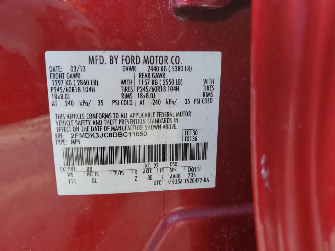 2013 Ford Edge - Image 15
