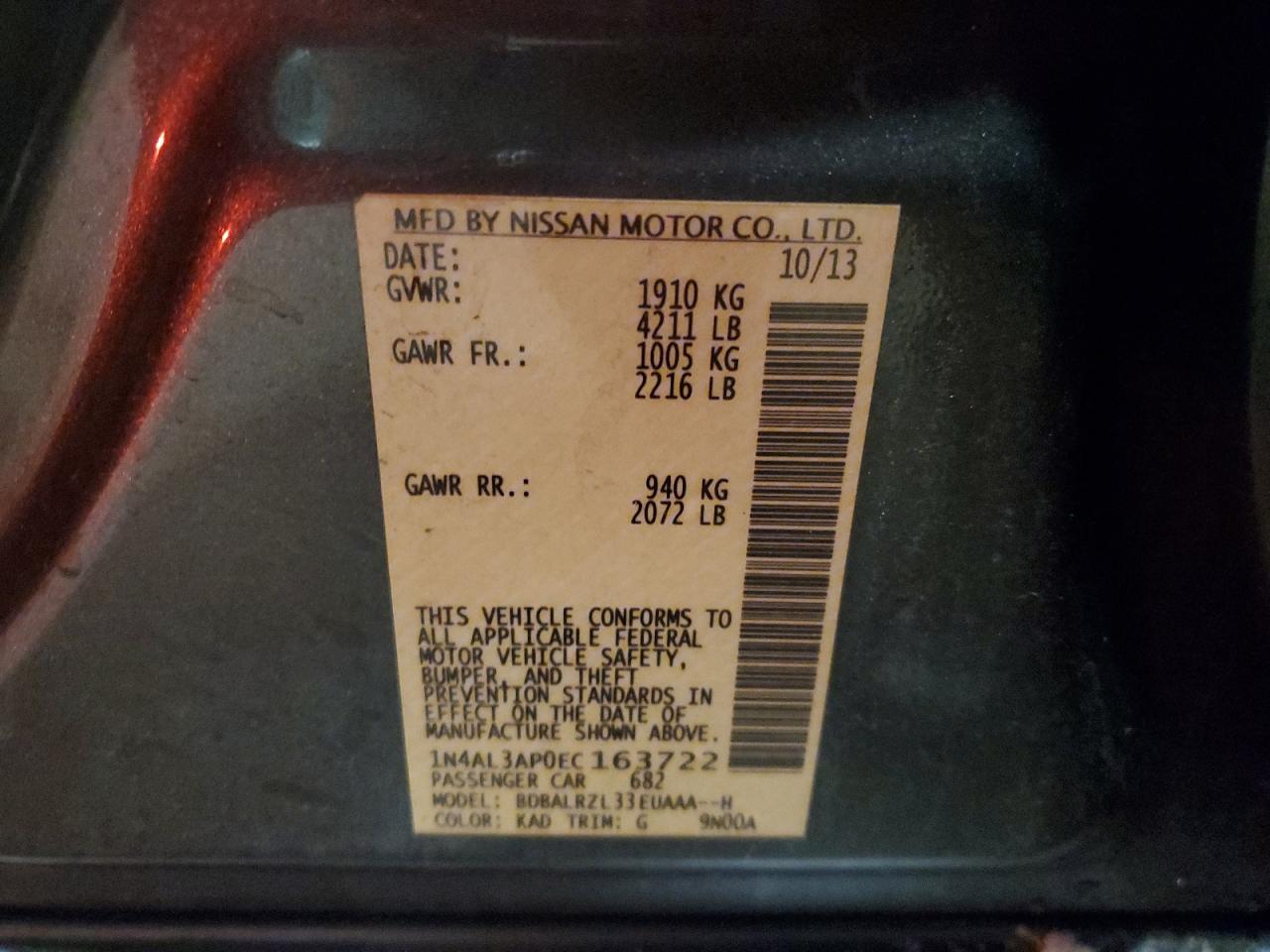 2014 Nissan Altima - Image 12
