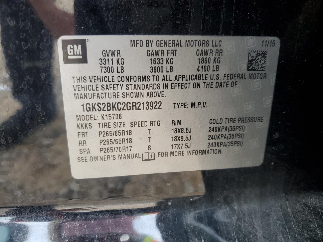 2016 GMC Yukon - Image 15