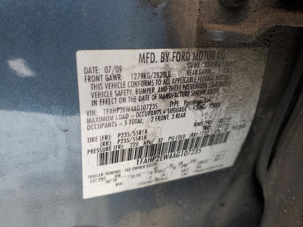 2010 Ford Taurus - Image 14