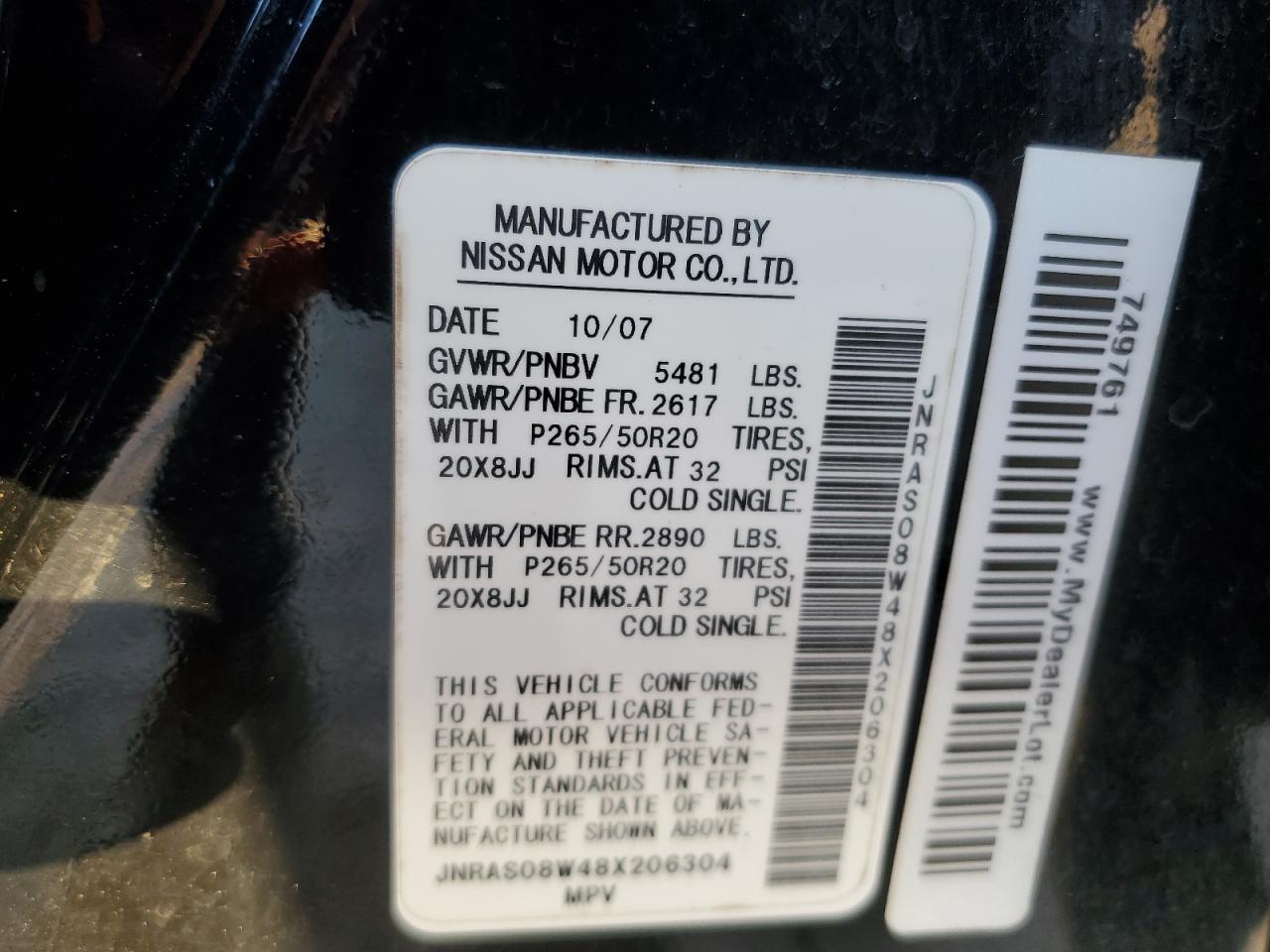 2008 Infiniti FX - Image 15