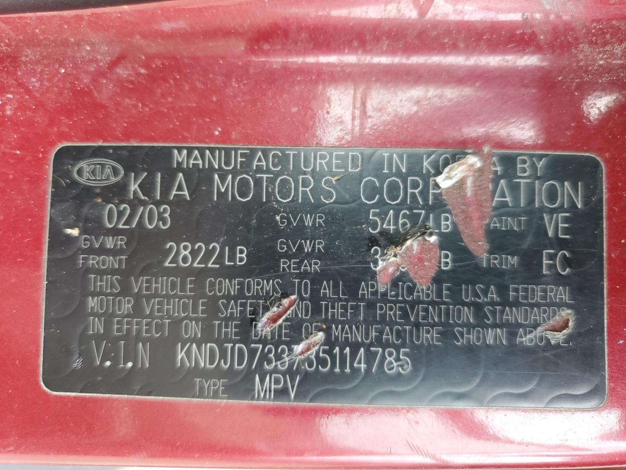 2003 Kia Sorento - Image 13