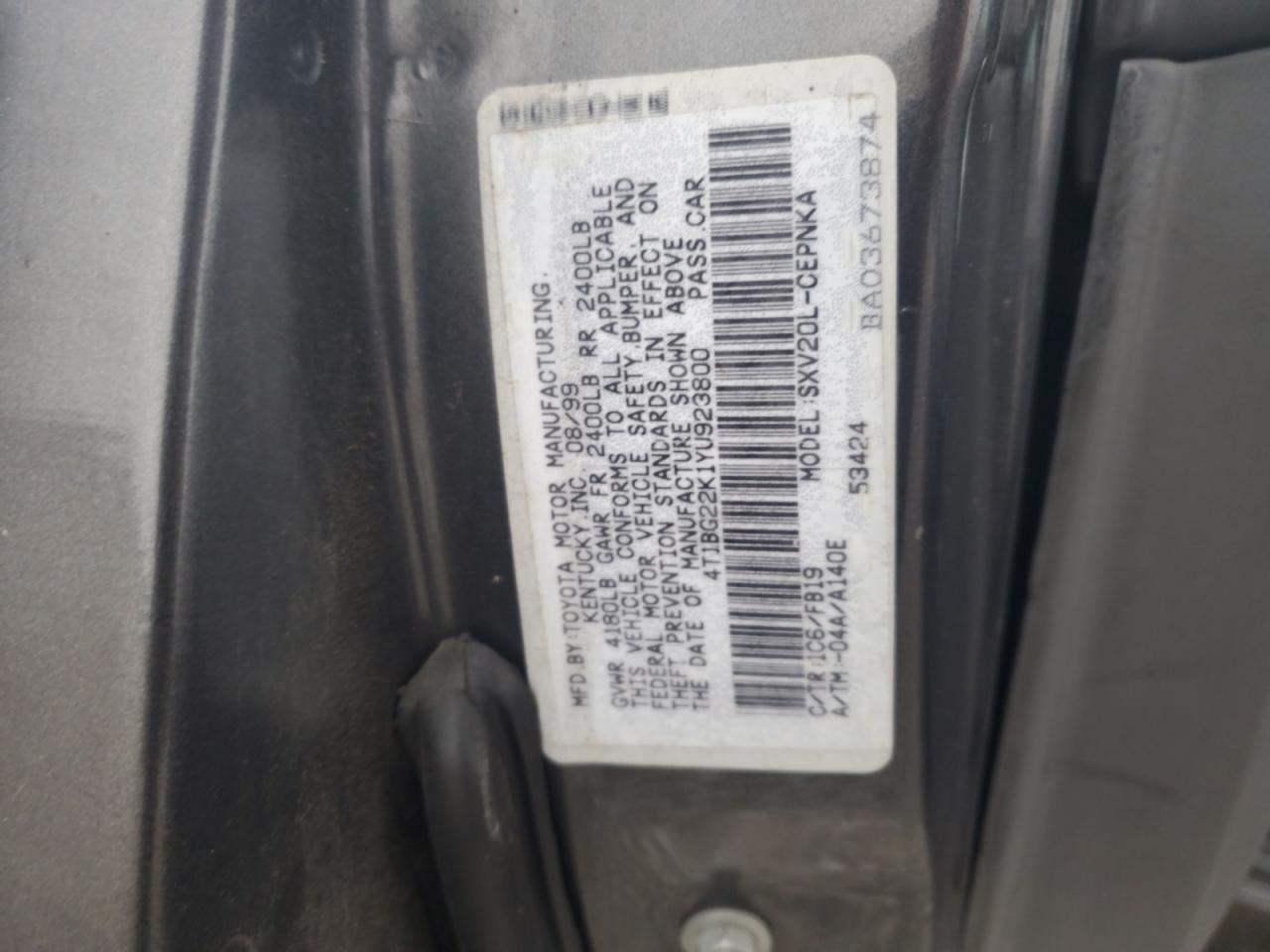 2000 Toyota Camry - Image 12