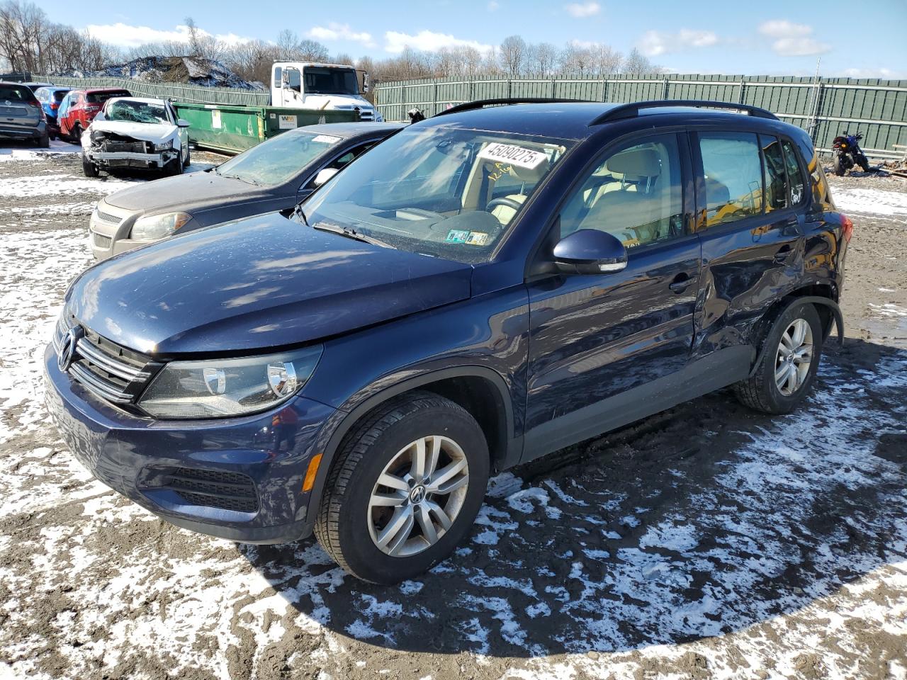 2016 Volkswagen Tiguan S for Sale in Duryea, PA - Side