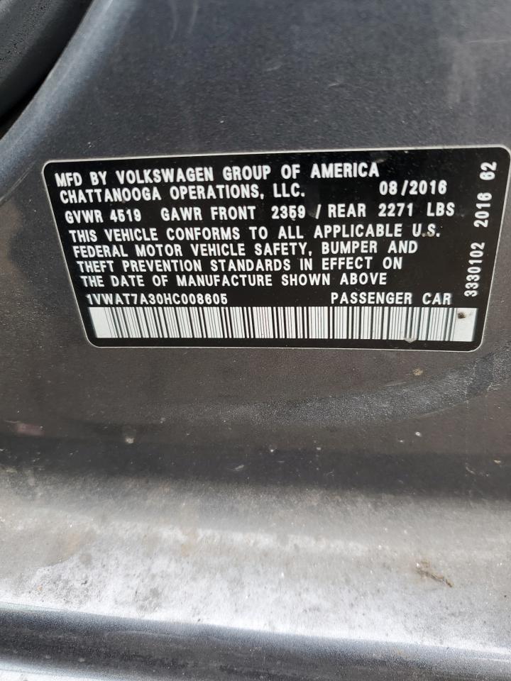 2017 Volkswagen Passat - Image 12