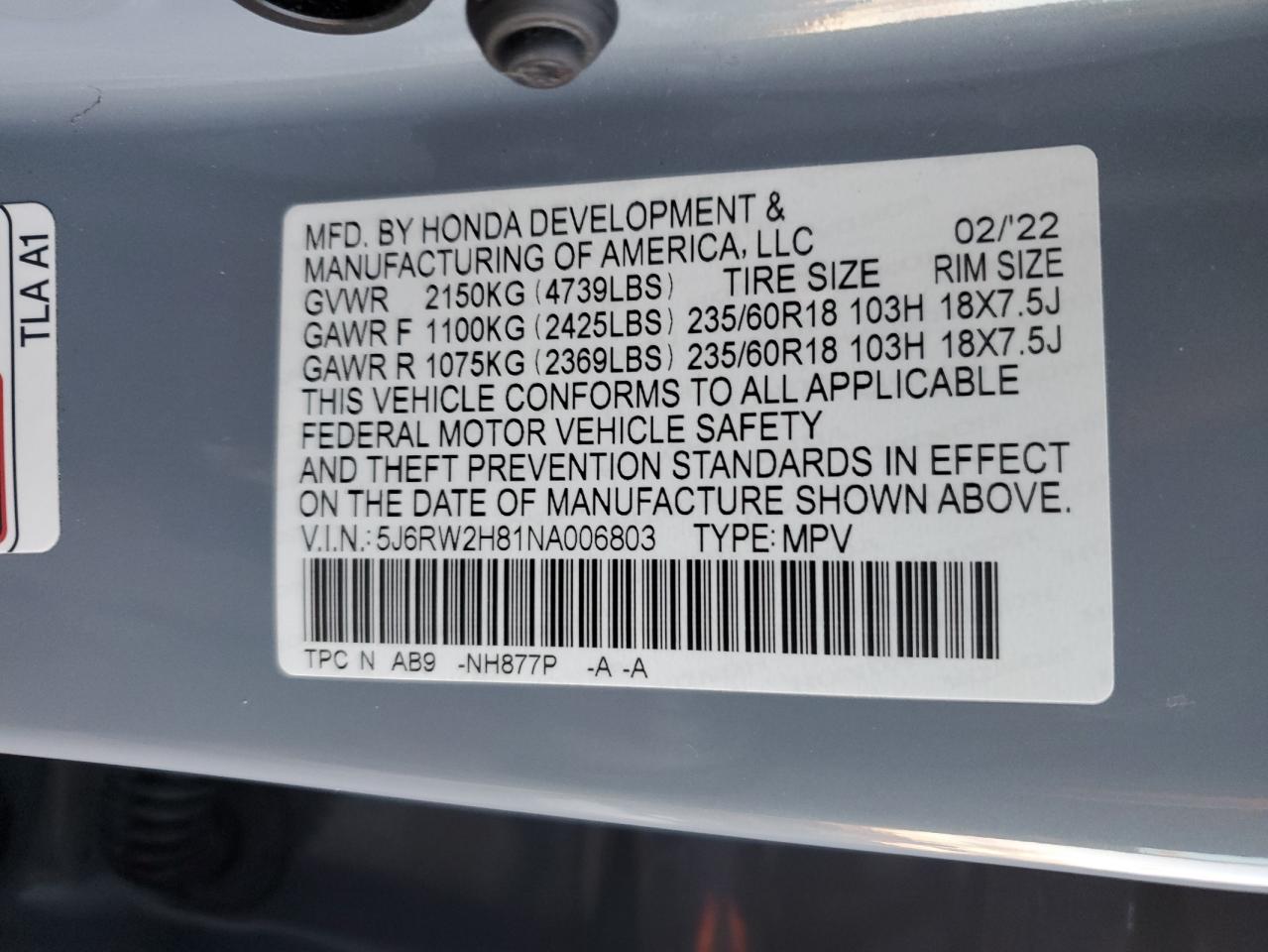 2022 Honda CR-V - Image 16
