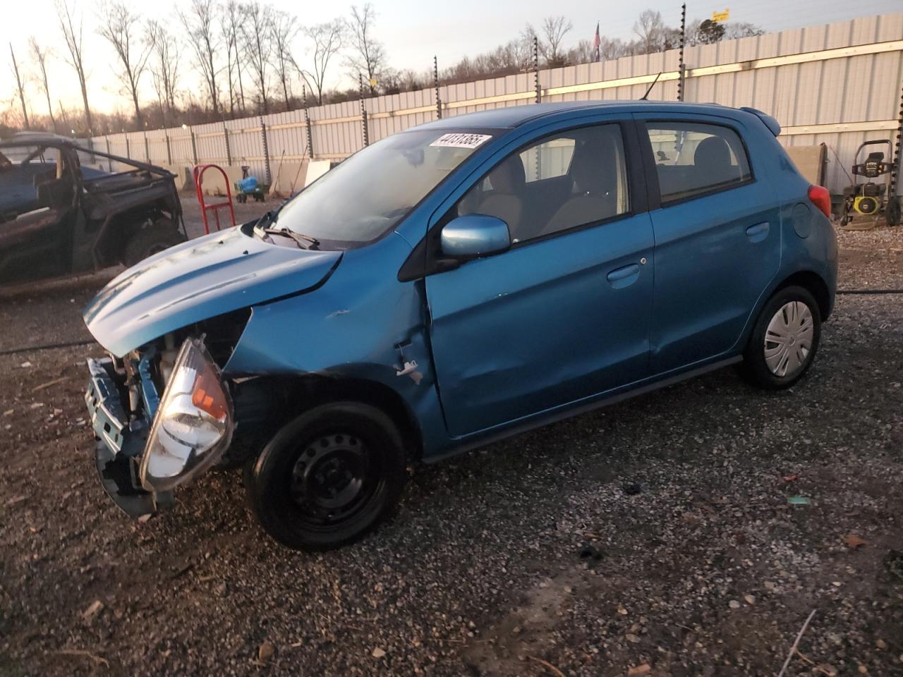 2019 Mitsubishi Mirage Es na sprzedaż w Spartanburg, SC - Front End