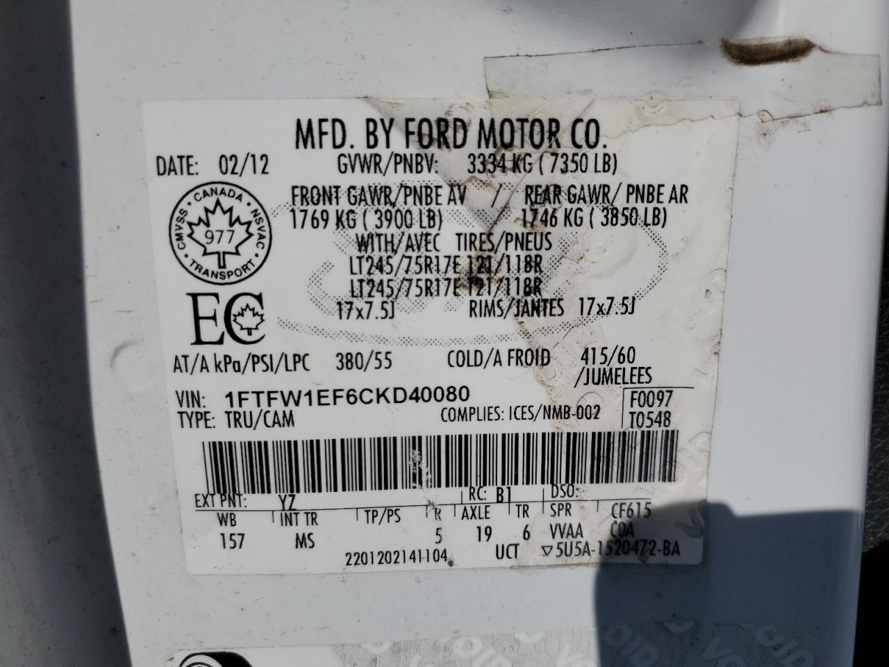 2012 Ford F-150 - Image 12
