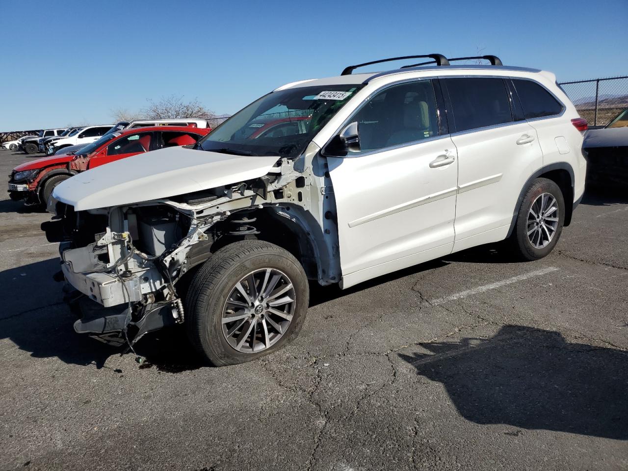 2017 Toyota Highlander Se de vânzare în North Las Vegas, NV - Front End