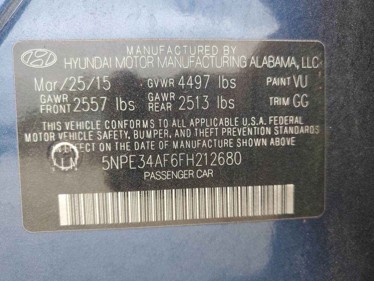 2015 Hyundai Sonata - Image 14