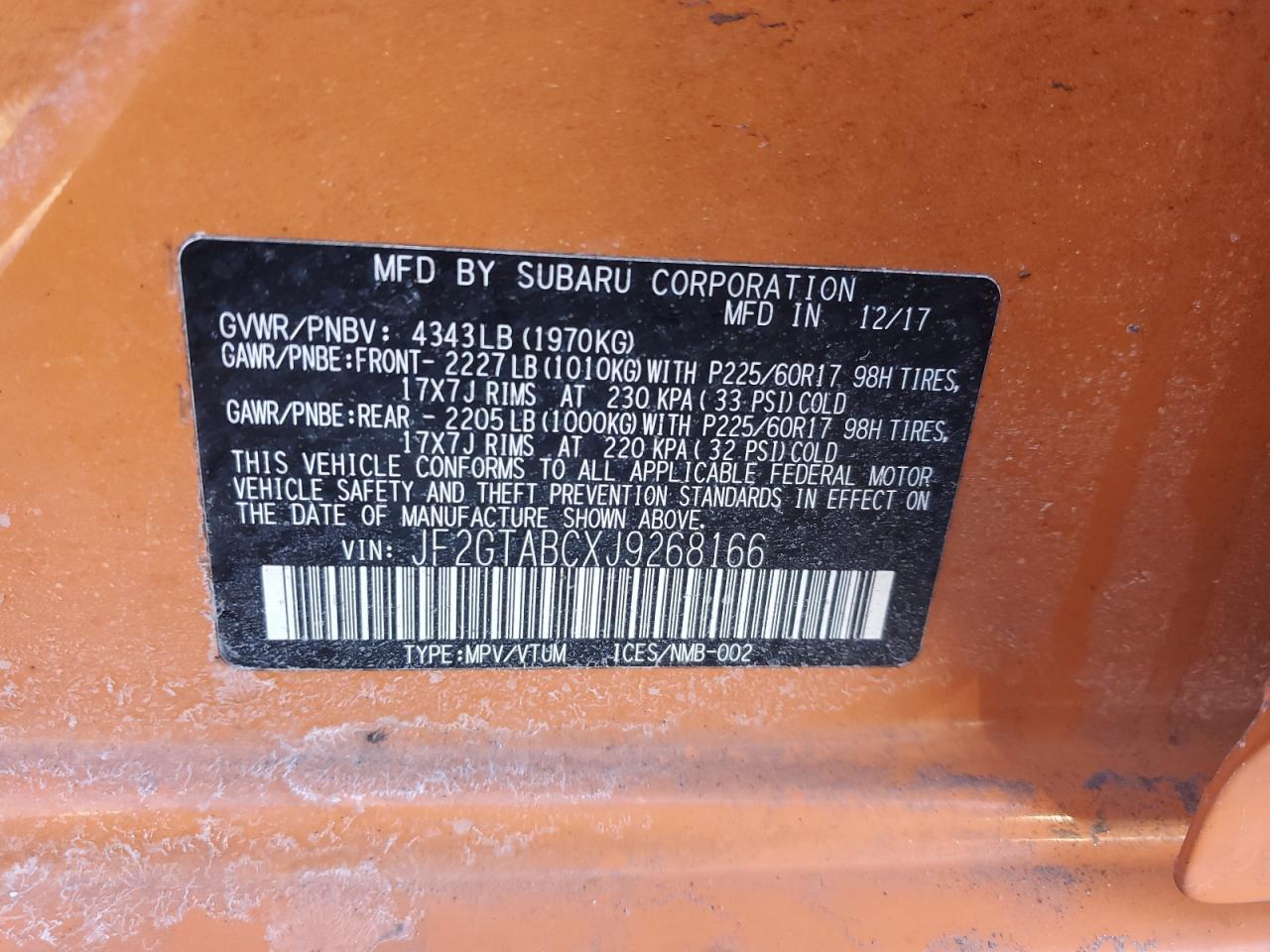 2018 Subaru XV - Image 14