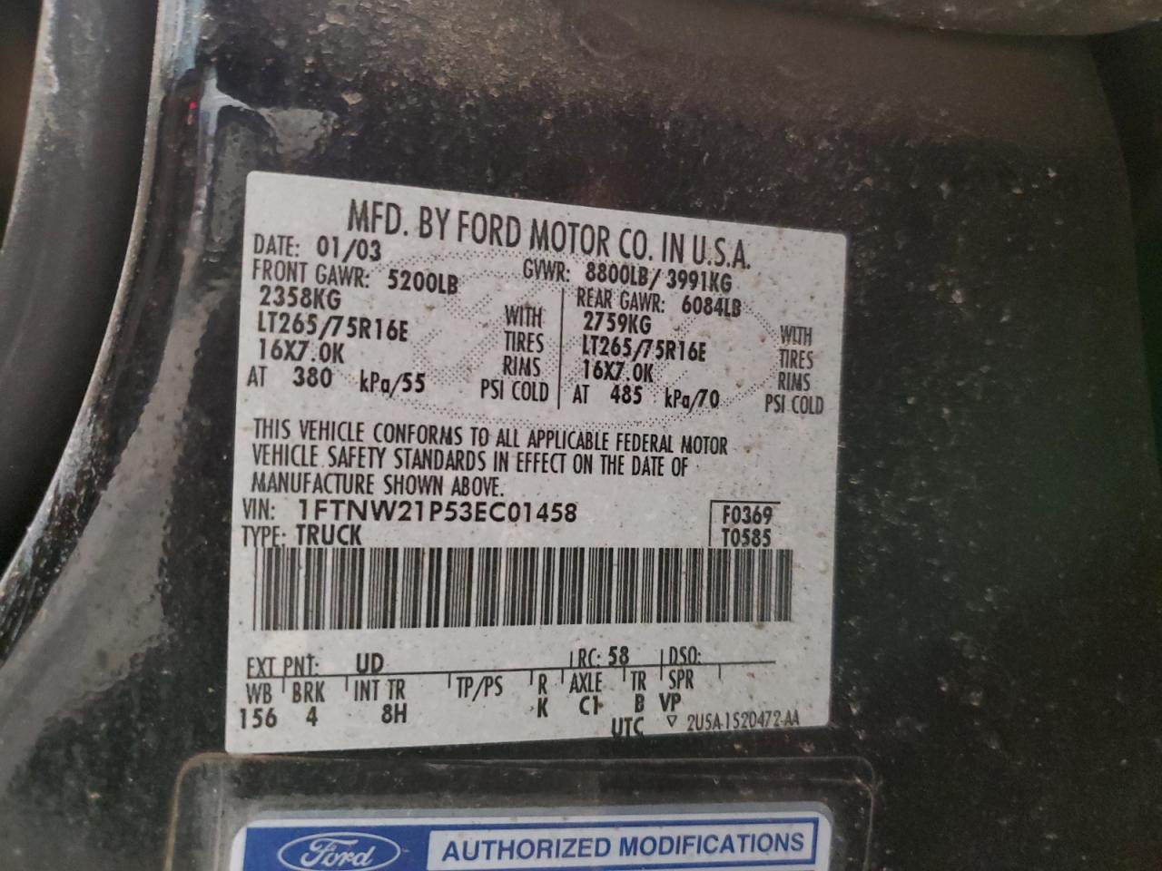 2003 Ford F250 - Image 12